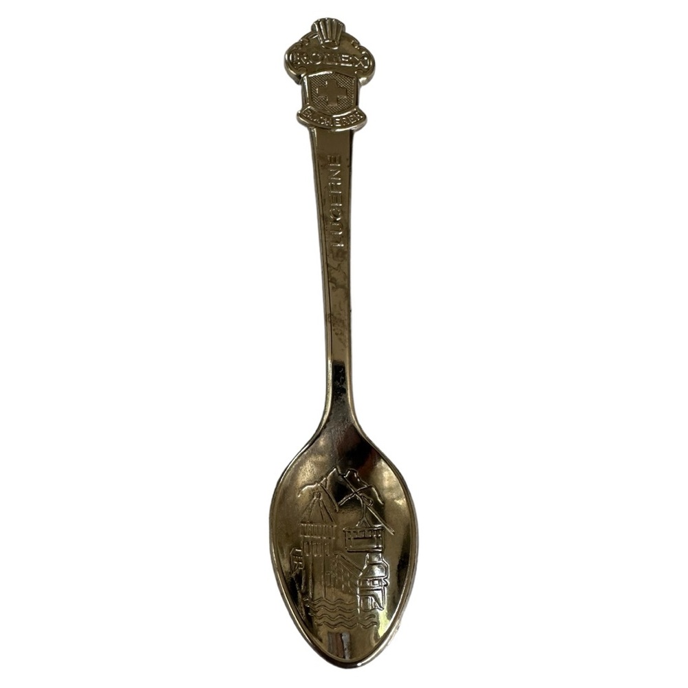 Rolex Bucherer of Switzerland Lucerne Collectable Metal Spoon Rare Collector